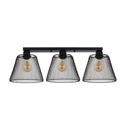 Plafoniera Loana PL3 B KL100098 metal negru, 3xE27, iluminat tavan interior modern, Klausen
