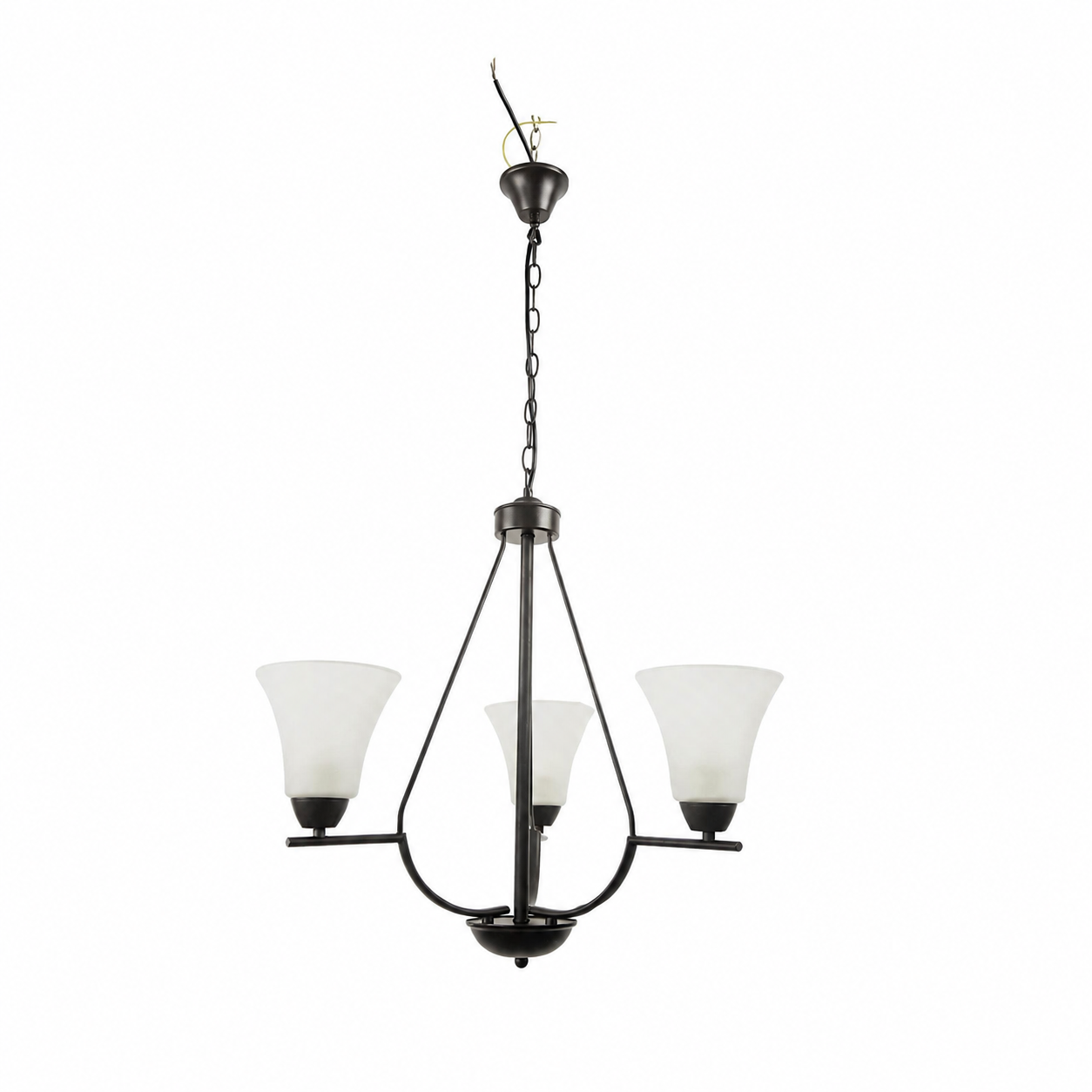 Lustra Midnight Negru+Alb 3xE27 40W