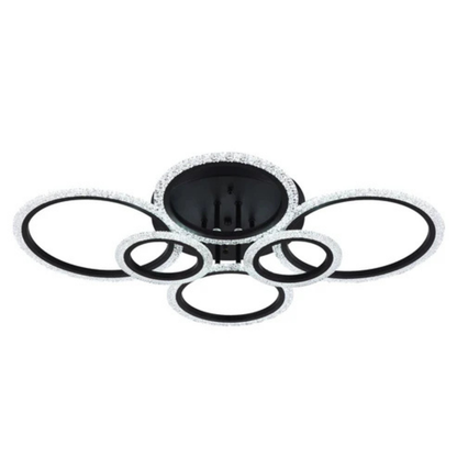 Lustră Lumia LED 90W 3CCT 6300lm negru dimabilă - ERSTE