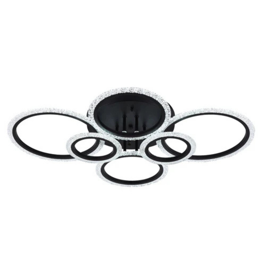 Lustră Lumia LED 90W 3CCT 6300lm negru dimabilă - ERSTE