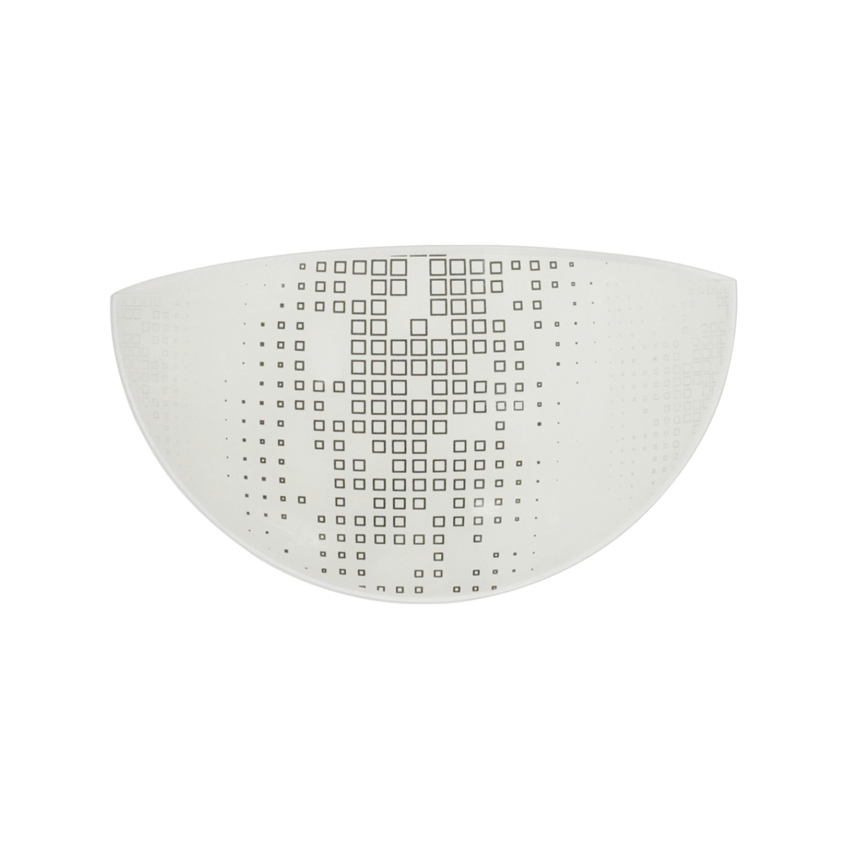 Aplică perete Merlin D300-2 KL5895 metal alb negru sticlă albă, design clasic Simplicity, 1xE27, Klausen
