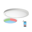 Plafonieră LED Smart Nebula 18W Klausen, albă, cu design rotund modern
