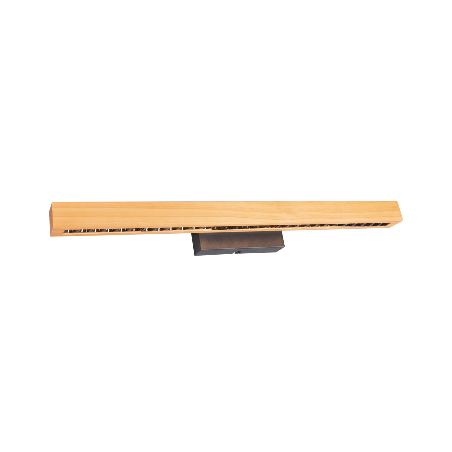 Aplica perete LED Pine AP1 Klausen KL141028 lemn natur metal negru 22W 3000K design modern iluminat interior

