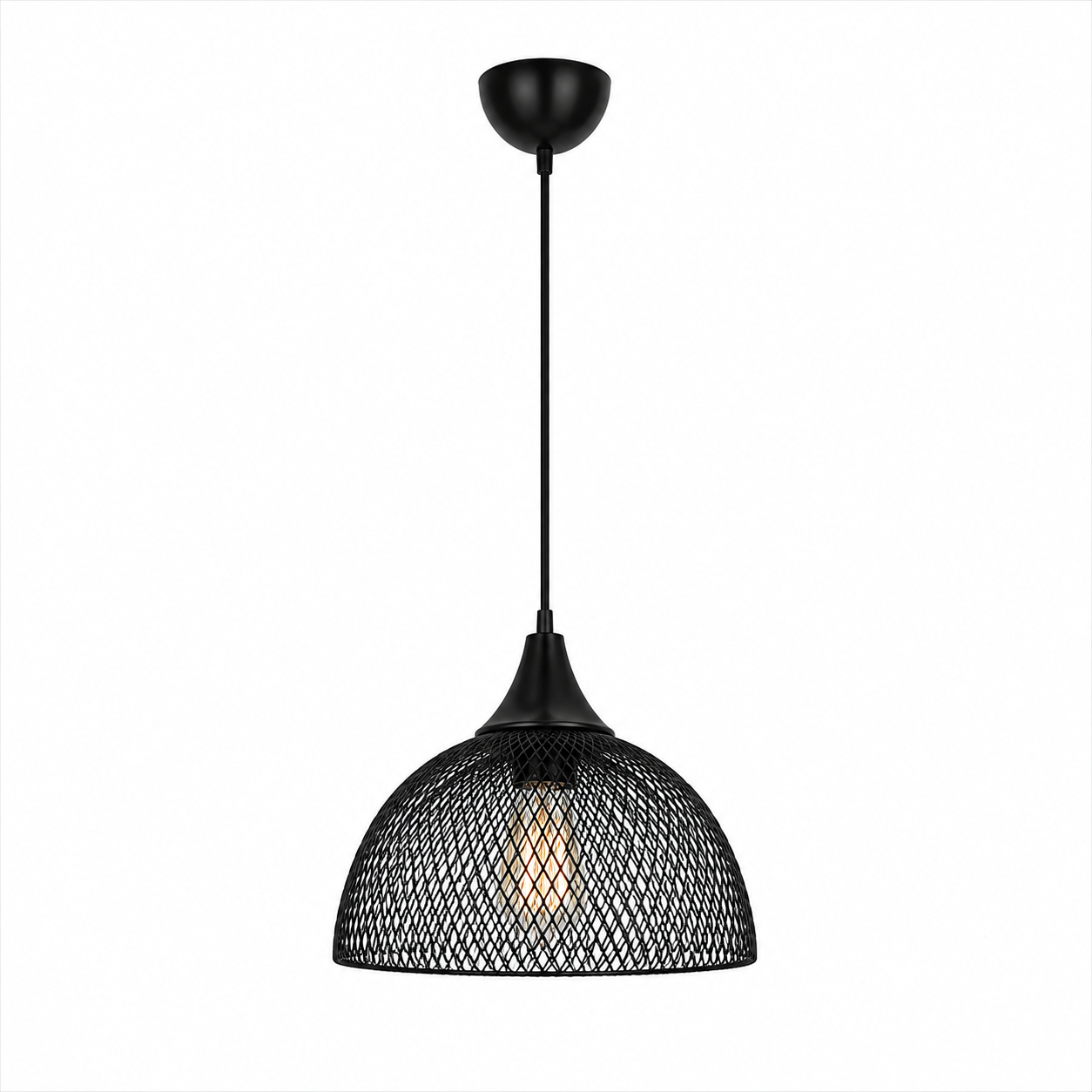 Pendul Esin 1XE27, negru, Oktay