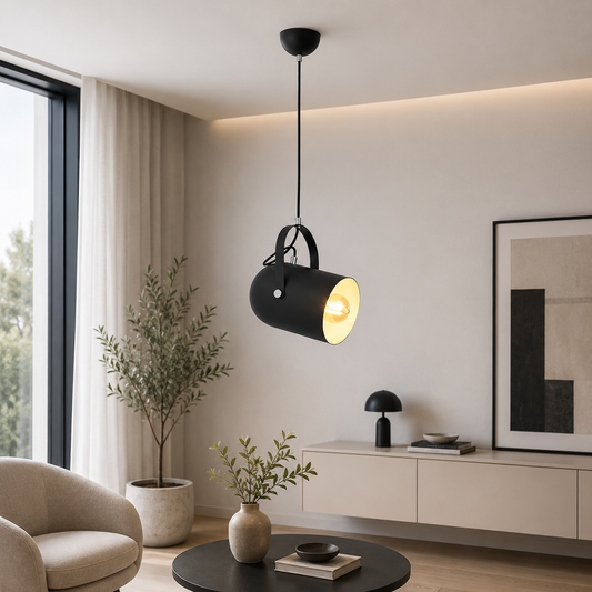Pendul Catia 1XE27, negru, Oktay