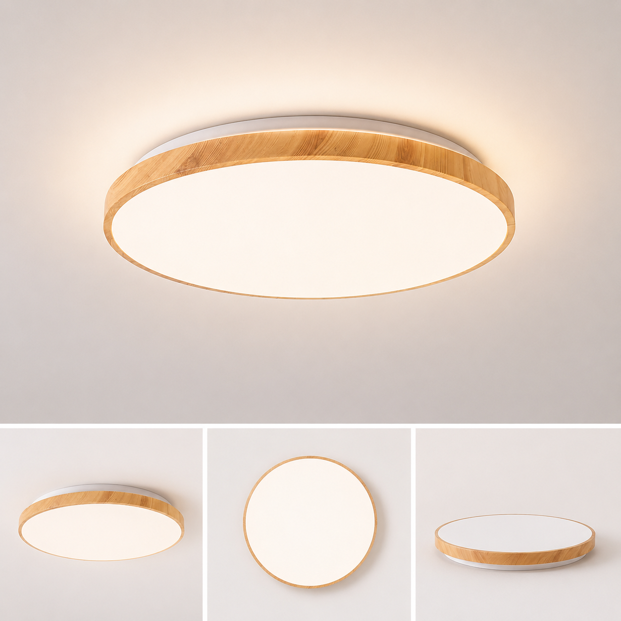 Plafoniera Woody LED 68W 60cm 3000-6000K, Erste