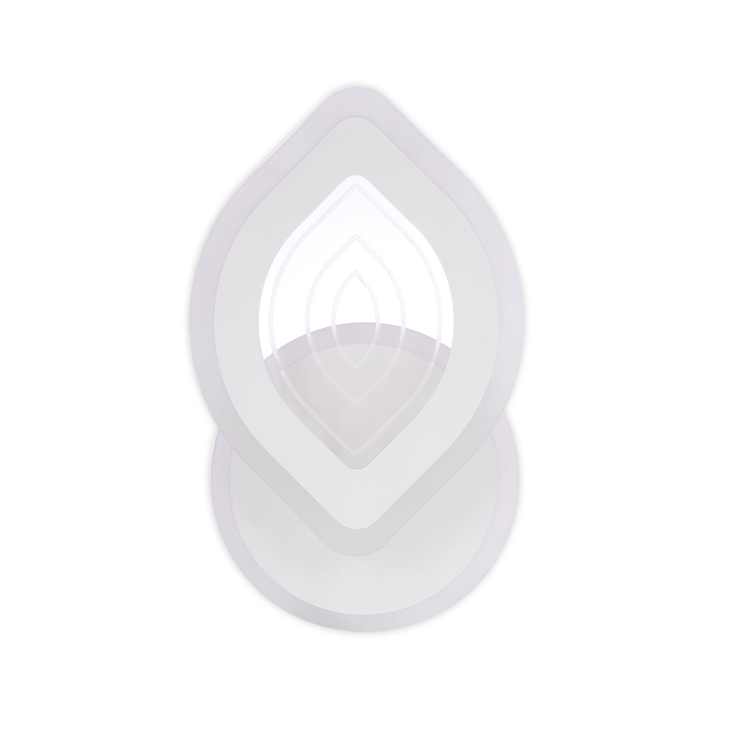 Aplică LED RHODOS AP1 Klausen 28W alb, smart dimabilă cu telecomandă, iluminat interior modern
