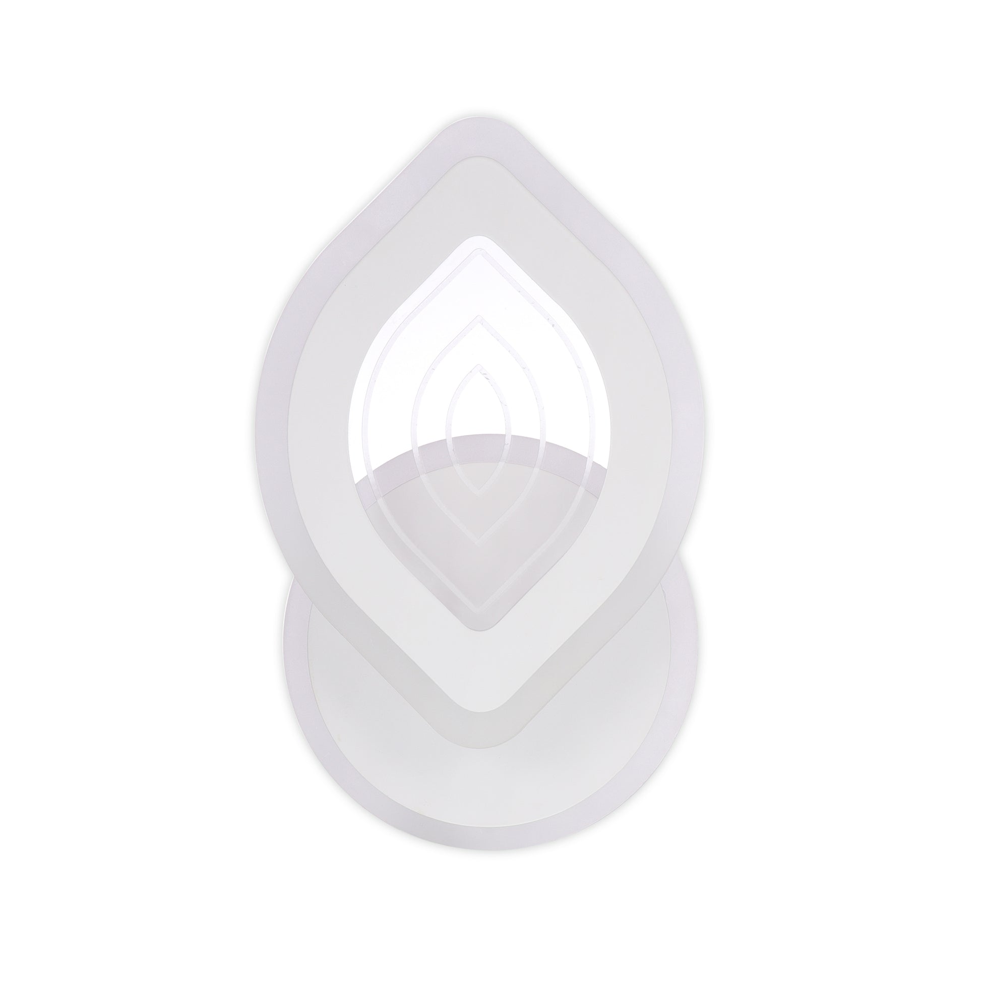 Aplică LED RHODOS AP1 Klausen 28W alb, smart dimabilă cu telecomandă, iluminat interior modern
