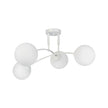 Plafoniera Klausen SEFORA PL4 W KL100065 metal alb sticla alb opal 4xE27 design modern urban iluminat interior
