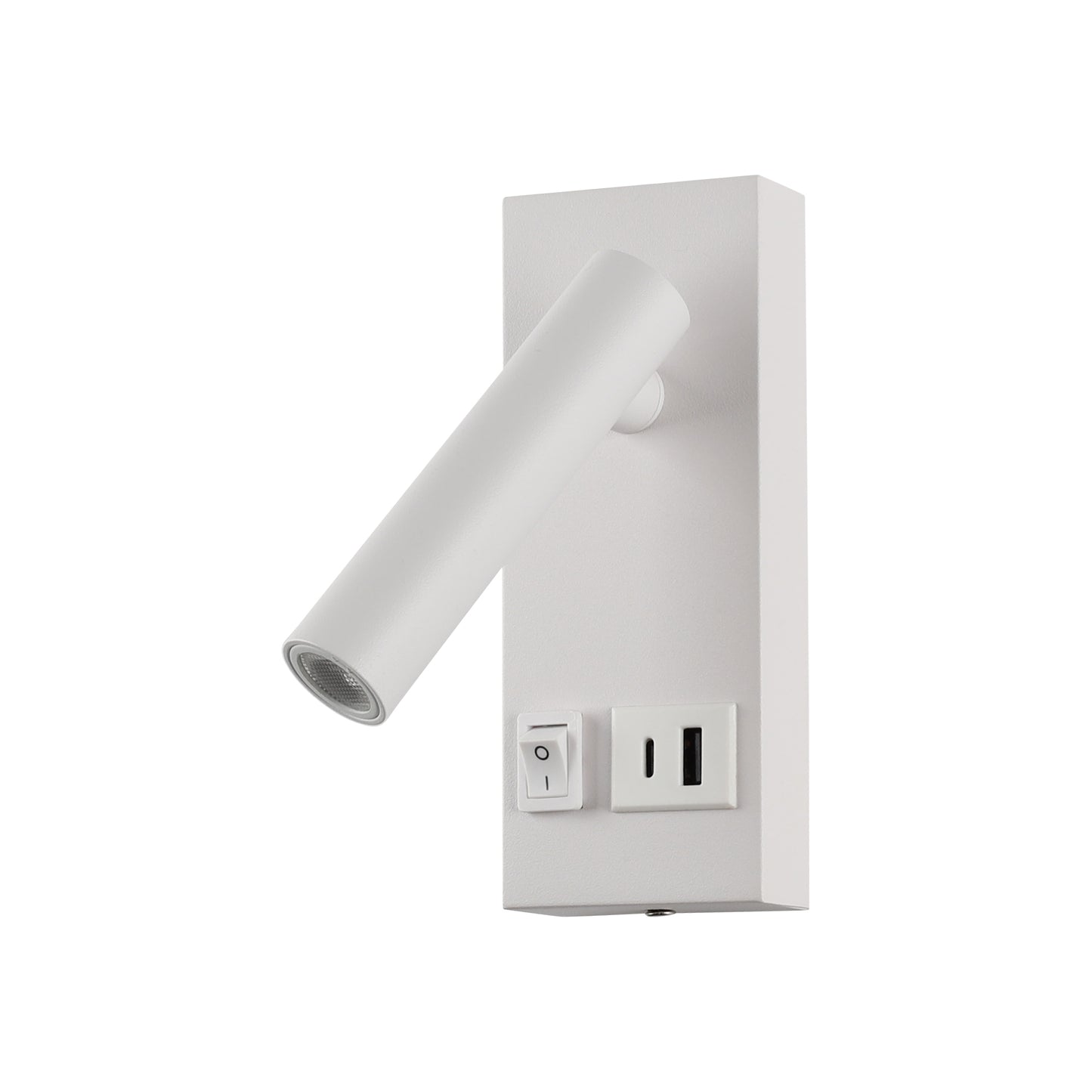 Aplică LED SMARTY W Klausen 2W alb aluminiu, lumină caldă 3000K unghi 38°, iluminat accent interior
