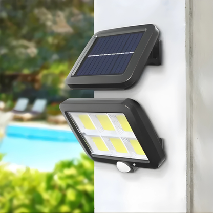 Lampa solara LED rezistenta la apa design reglabil - iluminat exterior curte si terasa