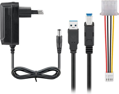 Adaptor de hard disk USB 3.0 pentru IDE si SATA 2.5 / 3.5 inchi Goobay 72013