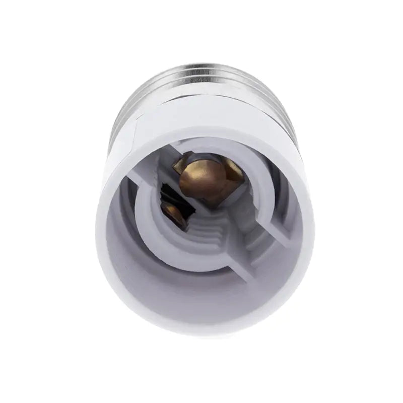 Adaptor de la soclu E27 tata la soclu E14 mama culoare alb RTV0800010