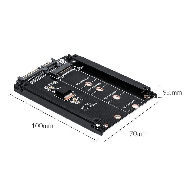 Adaptor M.2 - SATA 1x slot negru Orico S22TM2