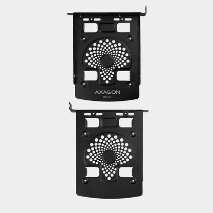 Adaptor montare 2x HDD/SSD 2.5" HDD in slot 3.5" sau PCI negru AXAGON RHD-P25