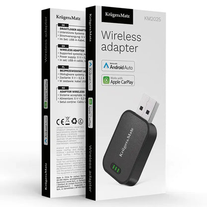 Adaptor wireless ANDROID Auto Car Play Kruger&Matz KM2025