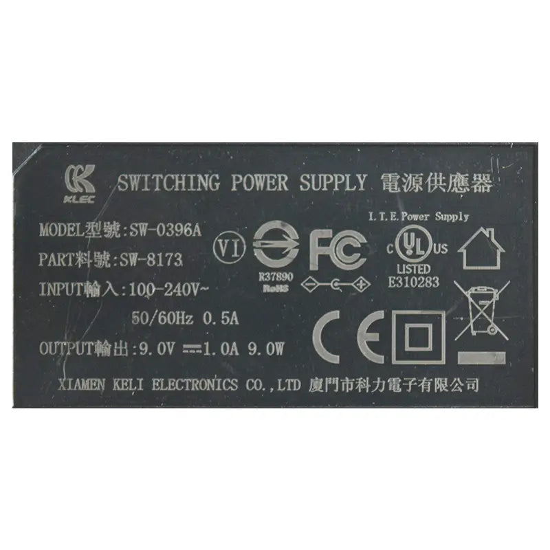 Alimentator AC/DC 9V 1A cu mufa 5.5x2.5 mm ALIM9V-1A