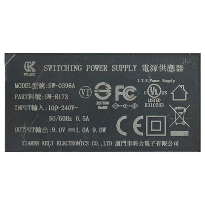 Alimentator AC/DC 9V 1A cu mufa 5.5x2.5 mm ALIM9V-1A