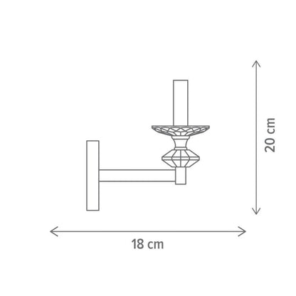 Aplică ANGELYC AP1, KL101071, 1xE14, cupru - eVoltaSmart