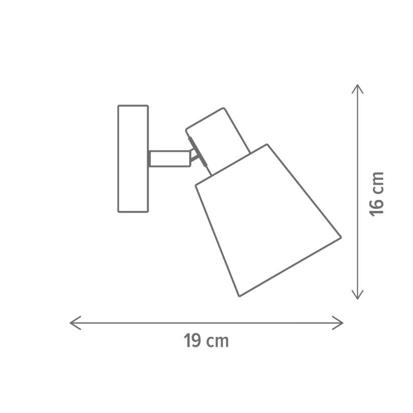 Aplică BLADE AP1, KL161022, 1xE14, negru - eVoltaSmart