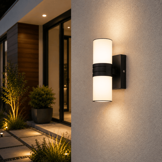 Aplica Edon LED 18W 4000K IP65, negru, Erste - eVoltaSmart