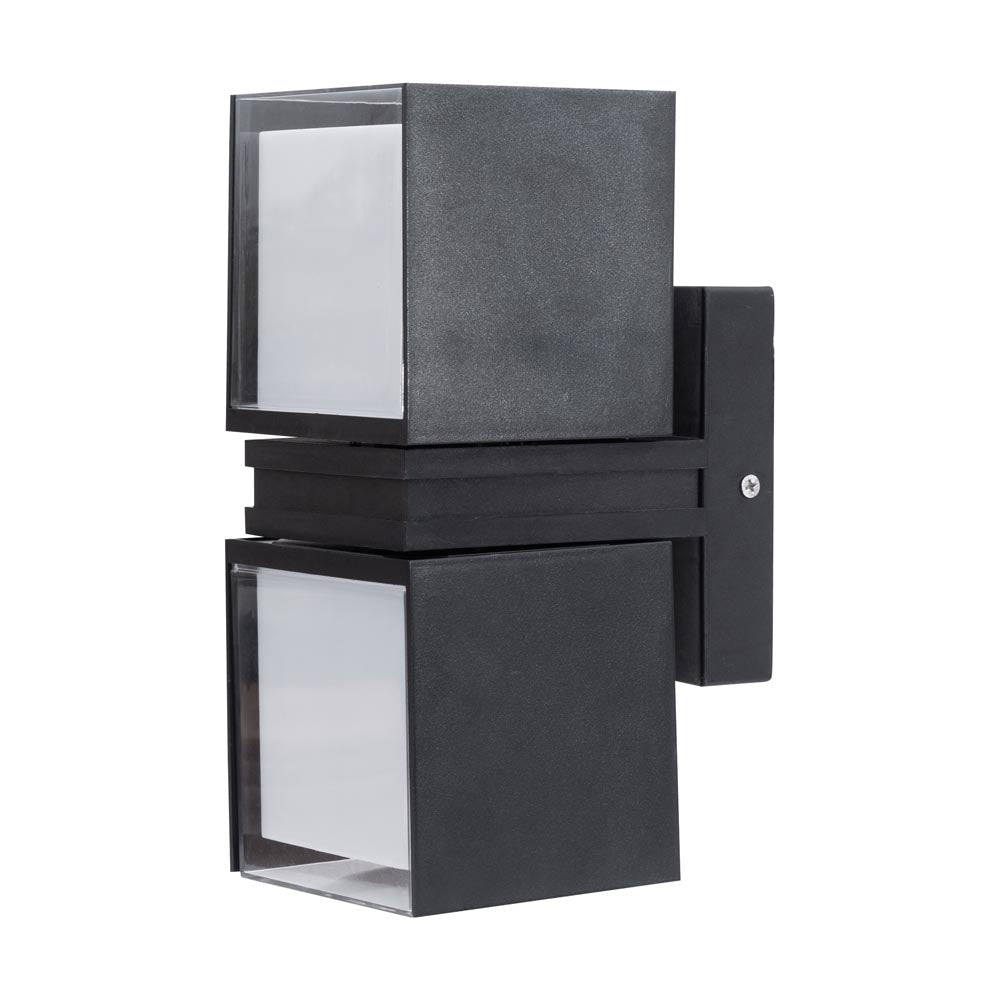 Aplica Elan LED 18W 4000K IP65, negru, Erste - eVoltaSmart