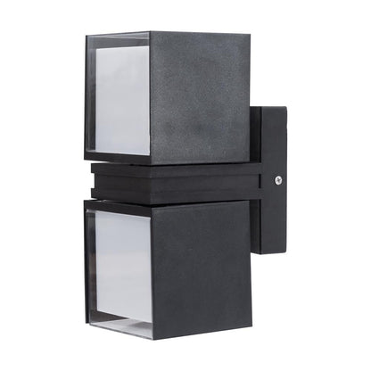 Aplica Elan LED 18W 4000K IP65, negru, Erste - eVoltaSmart