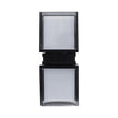 Aplica Elan LED 18W 4000K IP65, negru, Erste - eVoltaSmart