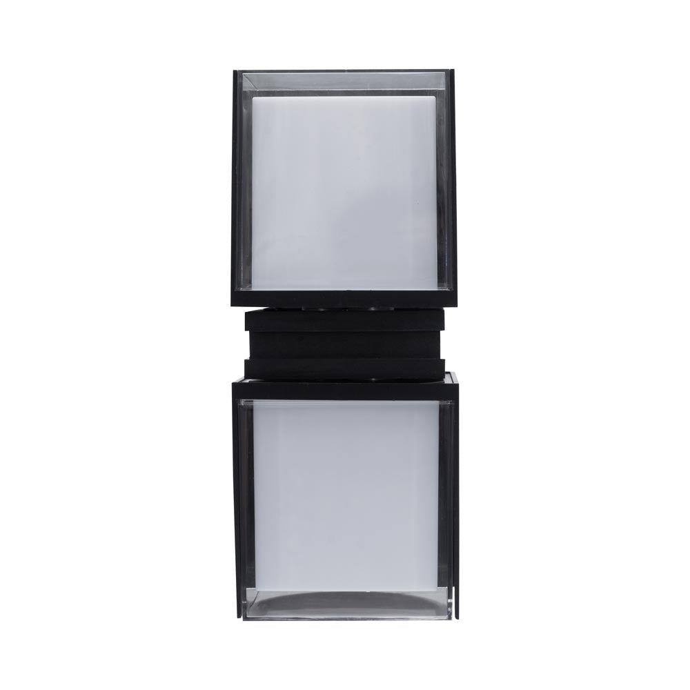 Aplica Elan LED 18W 4000K IP65, negru, Erste - eVoltaSmart