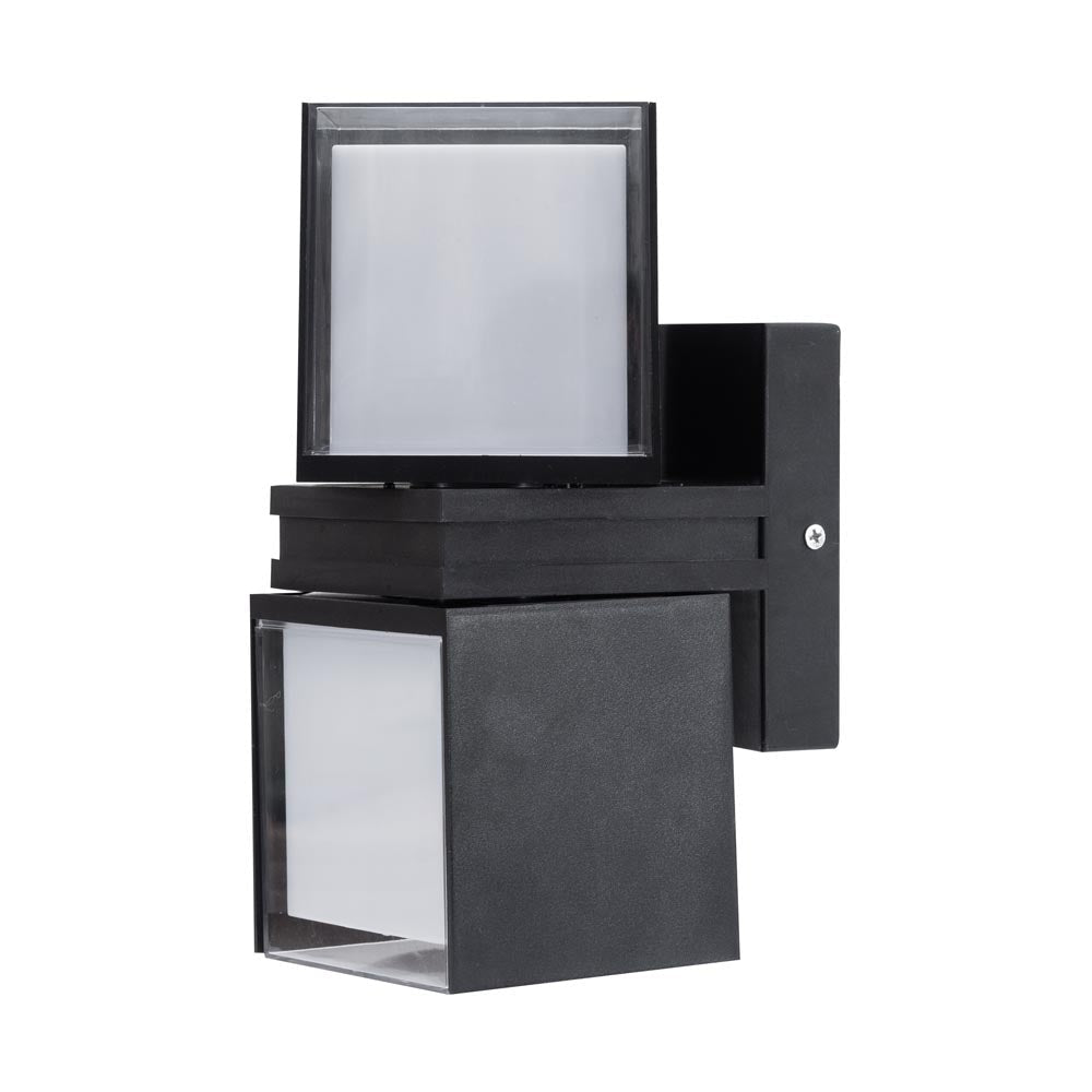 Aplica Elan LED 18W 4000K IP65, negru, Erste - eVoltaSmart