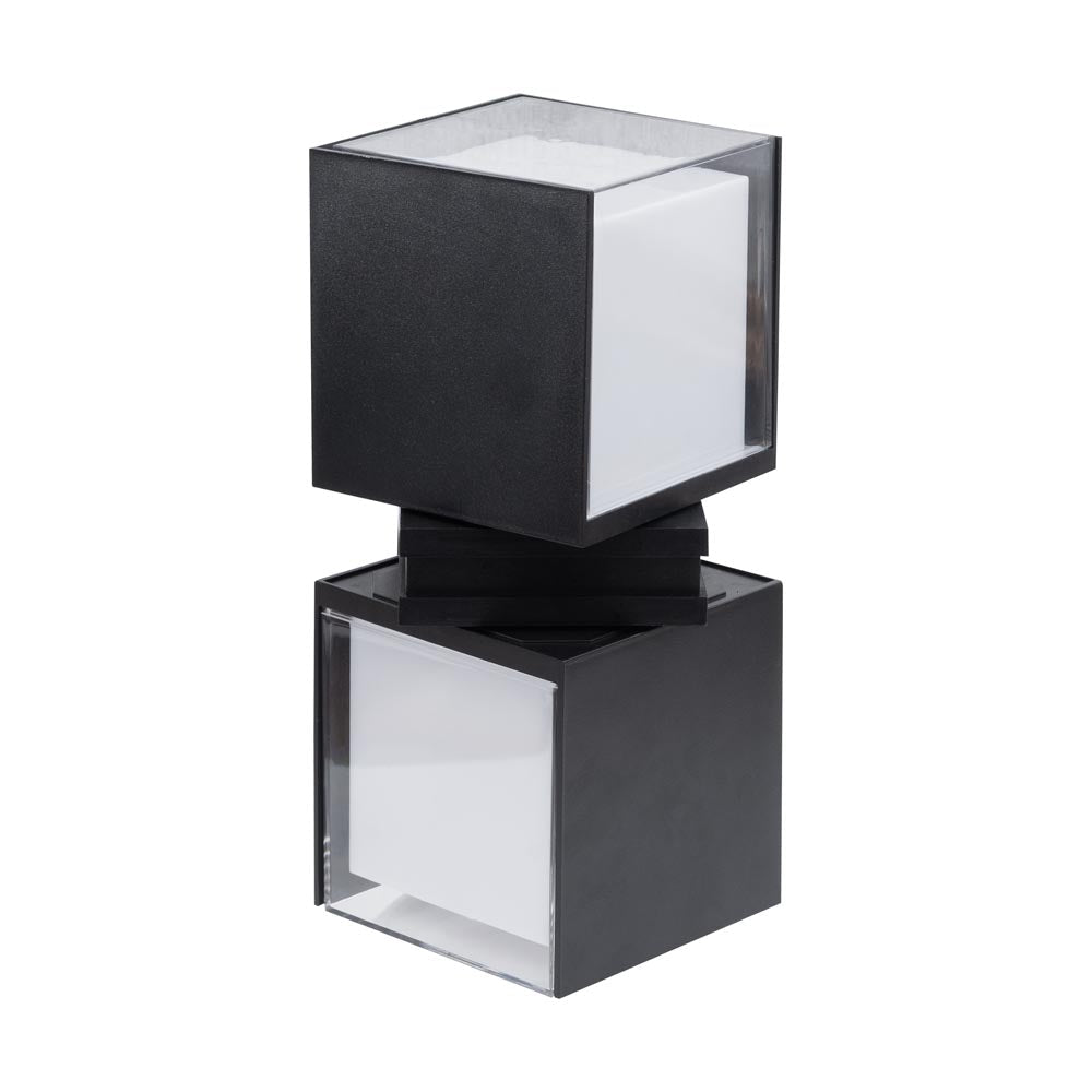 Aplica Elan LED 18W 4000K IP65, negru, Erste - eVoltaSmart