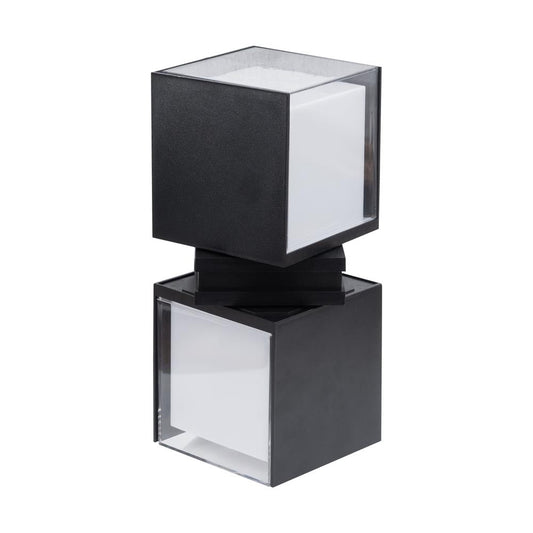 Aplica Elan LED 18W 4000K IP65, negru, Erste - eVoltaSmart