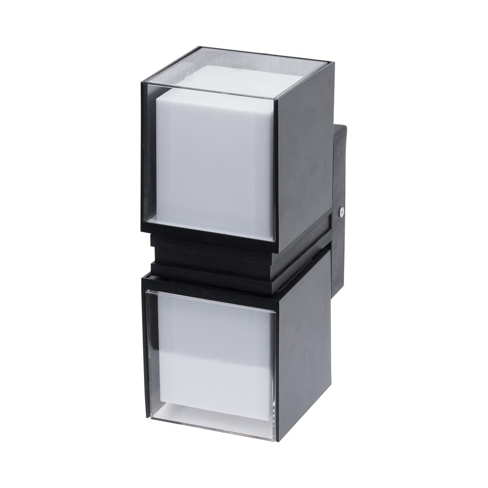 Aplica Elan LED 18W 4000K IP65, negru, Erste - eVoltaSmart