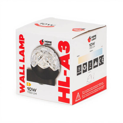 Aplica exterior HL-A3 10W 1150lm 6500K IP44, Homelight - eVoltaSmart