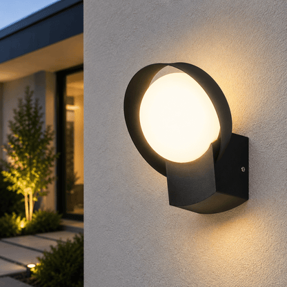 Aplica Hathor LED 16W IP54, negru, Erste - eVoltaSmart