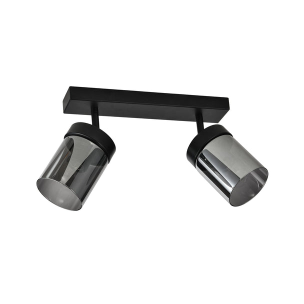 Aplică HAZY AP2, KL162024, 2xE27, negru - Evolta Smart