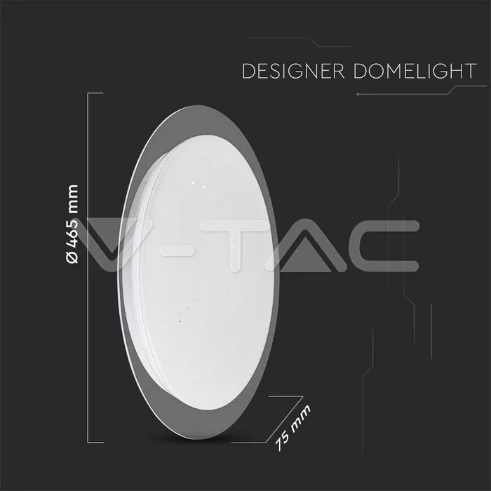 Aplica LED 40W 3IN1 dimabil cu telecomanda 2800lm IP20 V-TAC SKU-14741