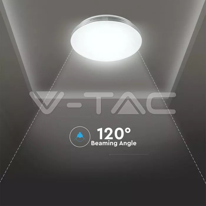 Aplica LED 40W 3IN1 dimabil cu telecomanda 2800lm IP20 V-TAC