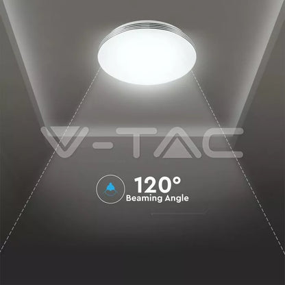 Aplica LED 40W 3IN1 dimabil cu telecomanda 2800lm IP20 V-TAC