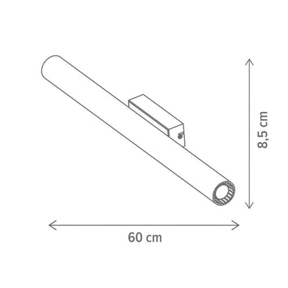 Aplică LED ASTRAL 14W, KL146031, 14W, alb, negru - eVoltaSmart