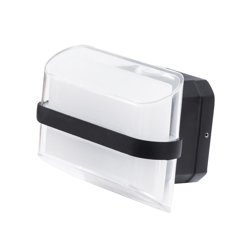 Aplica Milano LED 13W 4000K IP65, negru, Erste - eVoltaSmart