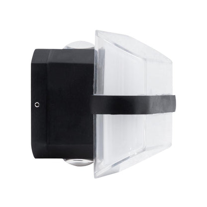 Aplica Milano LED 13W 4000K IP65, negru, Erste - eVoltaSmart