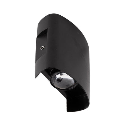 Aplica Monty LED 2X2W 3000K IP54, negru, Erste - eVoltaSmart