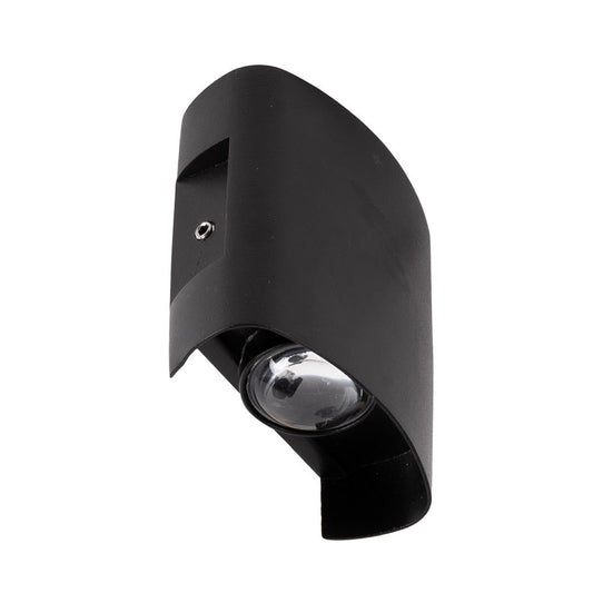 Aplica Monty LED 2X2W 3000K IP54, negru, Erste - eVoltaSmart
