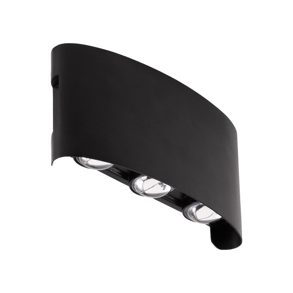 Aplica Monty LED 6X6W 3000K IP54, negru, Erste - eVoltaSmart