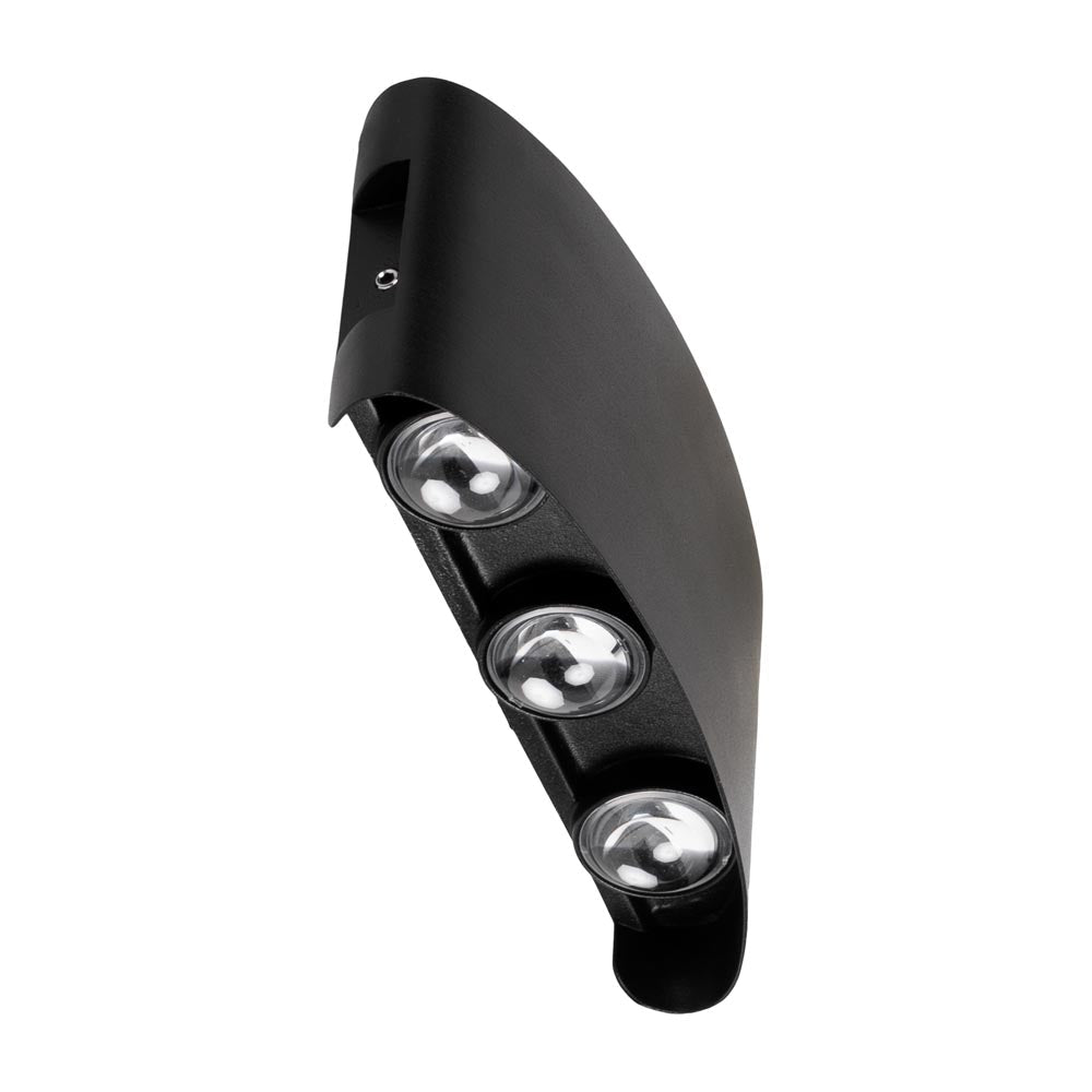 Aplica Monty LED 6X6W 3000K IP54, negru, Erste - eVoltaSmart