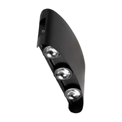 Aplica Monty LED 6X6W 3000K IP54, negru, Erste - eVoltaSmart
