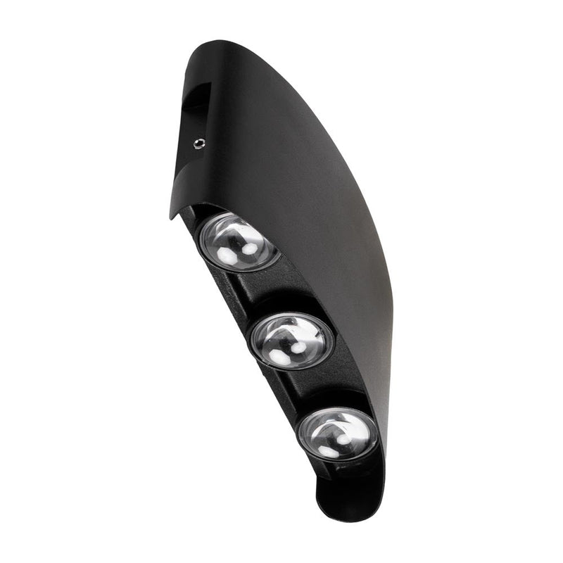 Aplica Monty LED 6X6W 3000K IP54, negru, Erste - eVoltaSmart