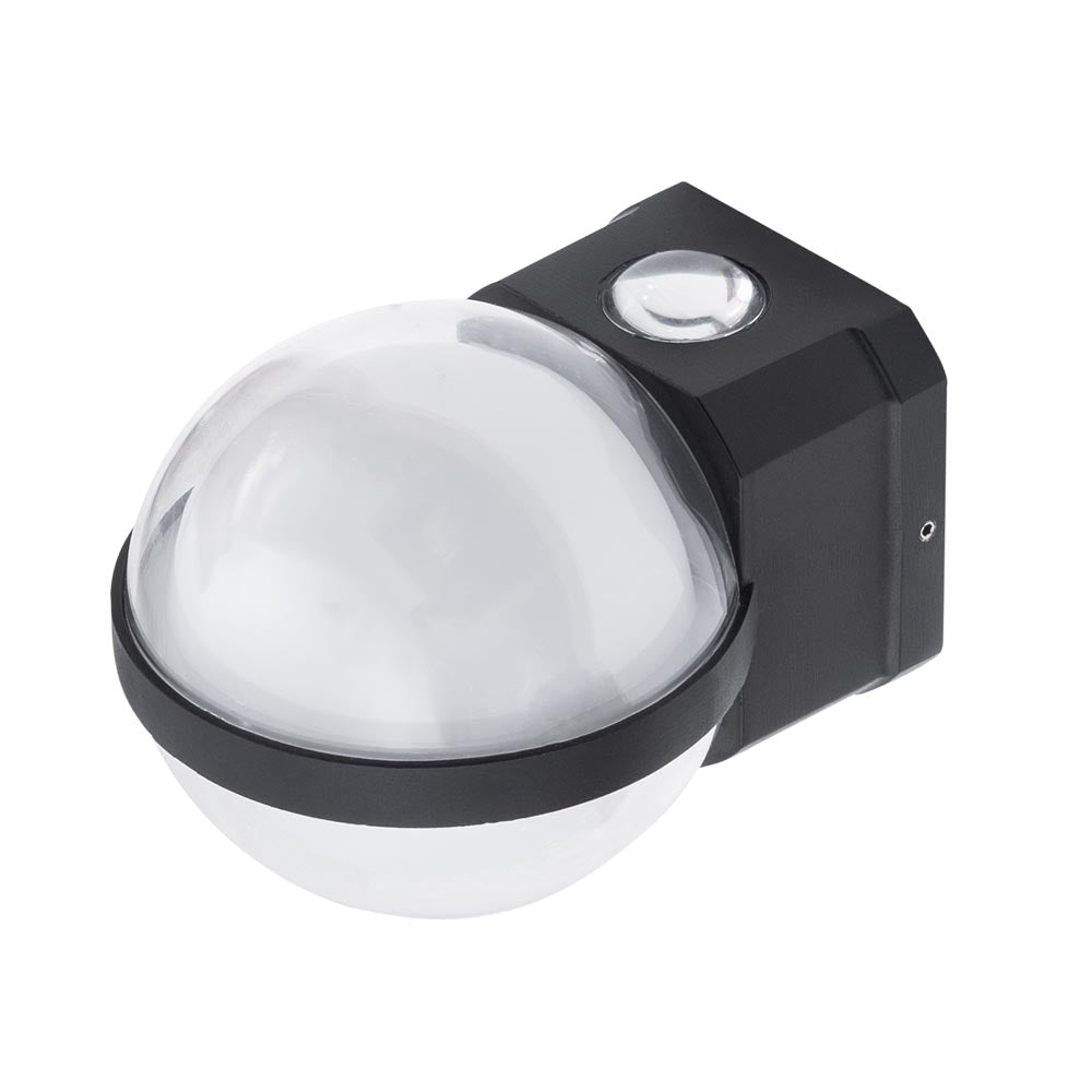 Aplica Nisa LED 13W 6000K IP65, negru, Erste - eVoltaSmart
