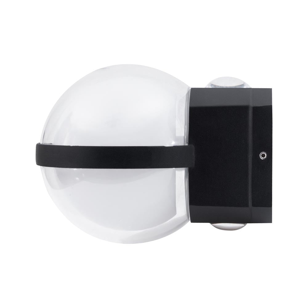 Aplica Nisa LED 13W 6000K IP65, negru, Erste - eVoltaSmart
